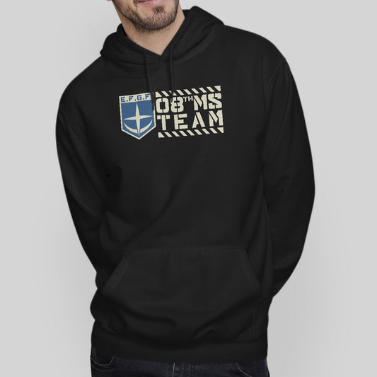 Gundam 08th MS Team Earth Federation Ground Forces EFGF Anime Pullover Hoodie