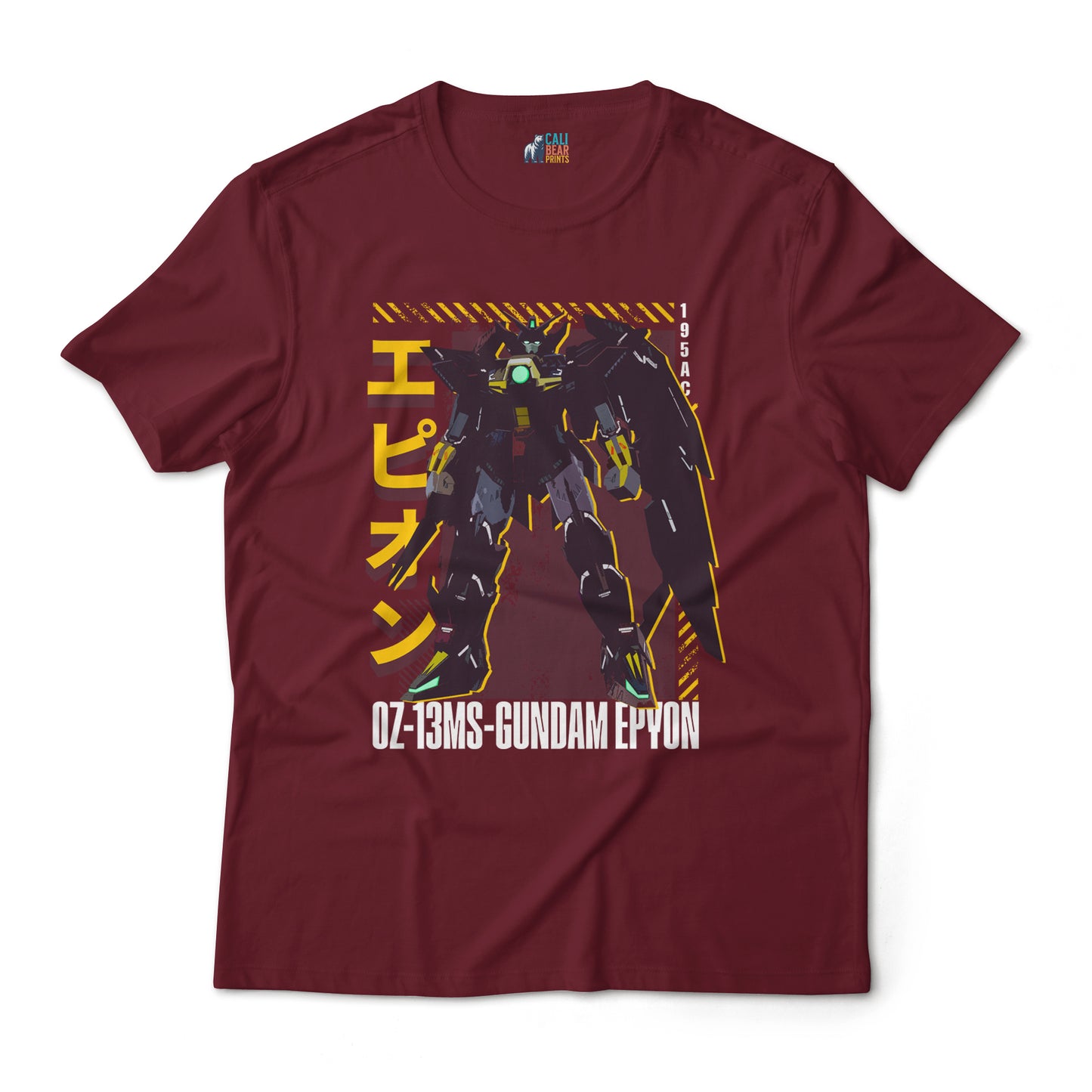 Gundam Epyon OZ-13MS Mobile Suit Tee Gundam Wing Anime Graphic Art T-Shirt