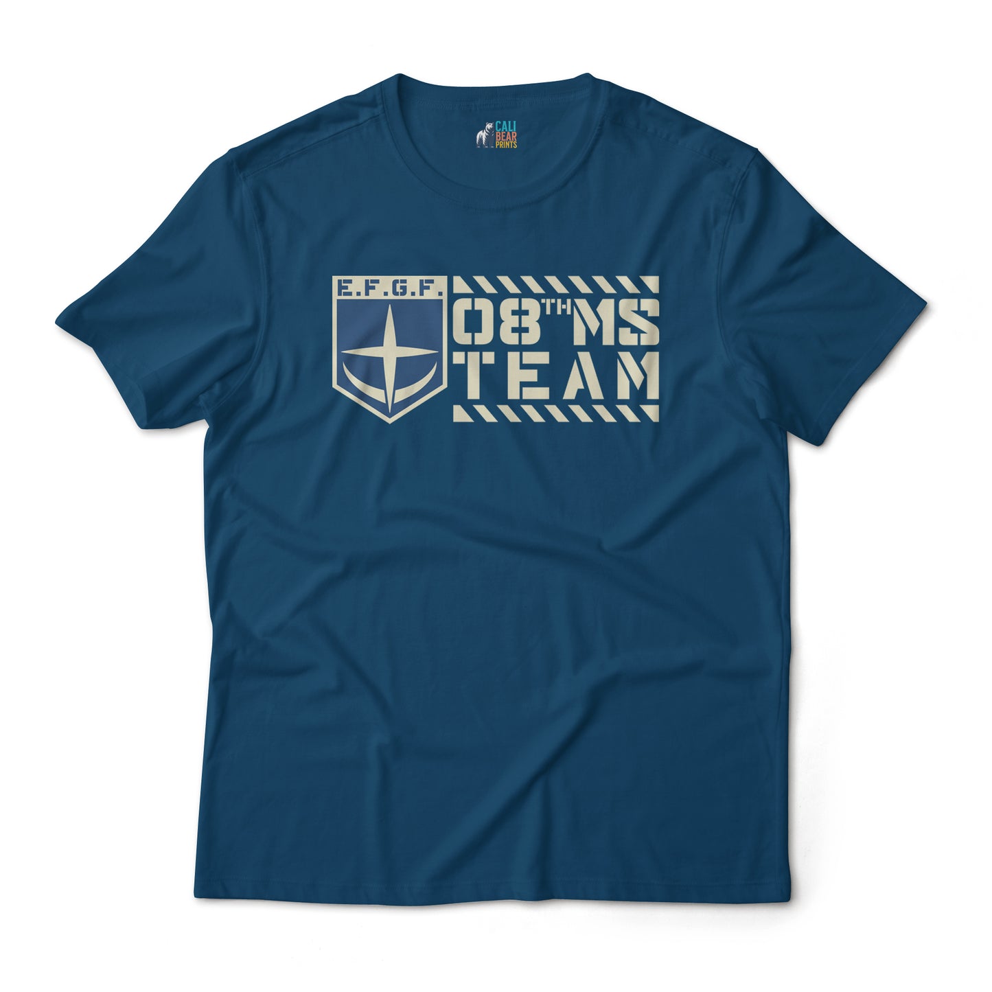 Gundam 08th MS Team Earth Federation Ground Forces E.F.G.F Anime Graphic Art T-Shirt