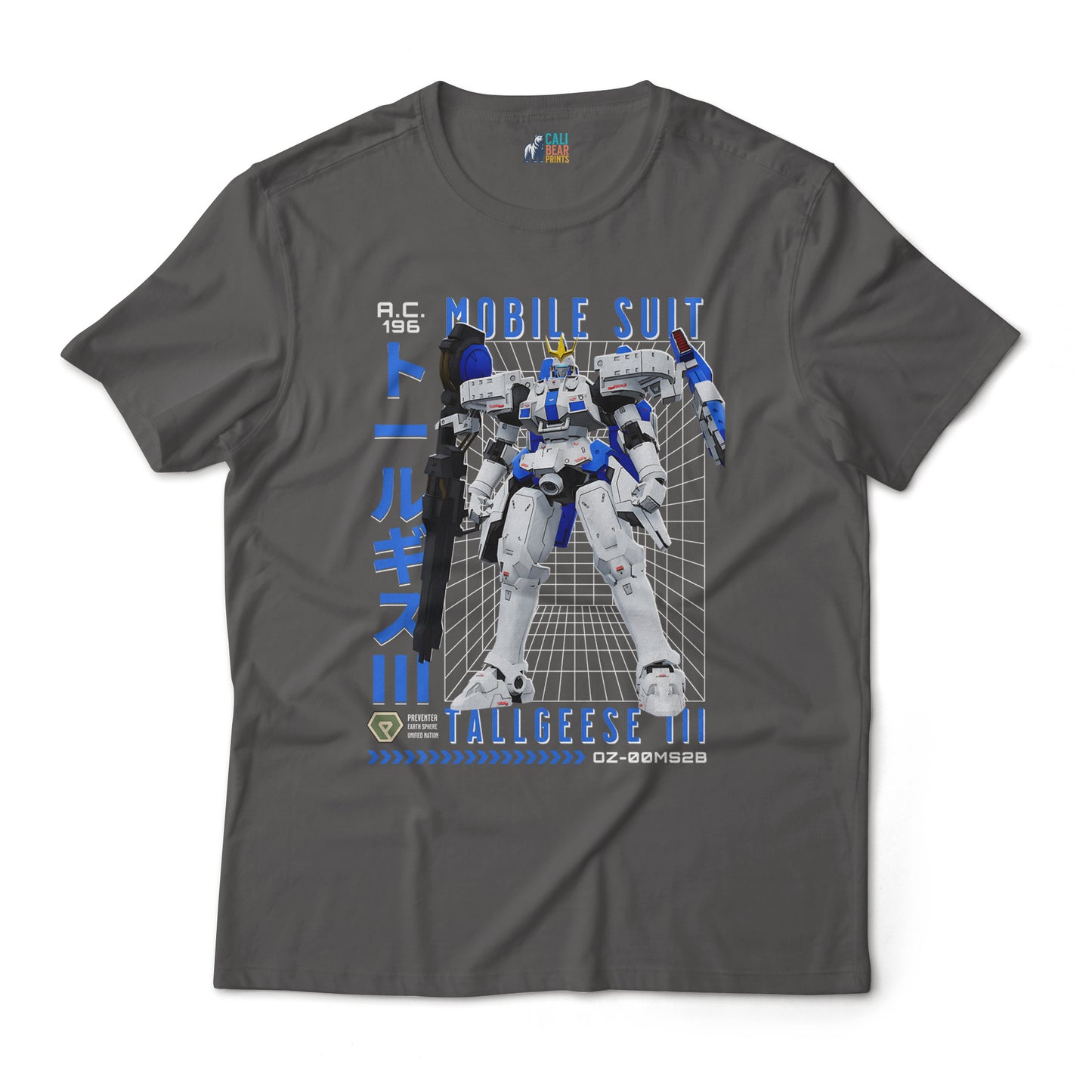 Tallgeese III OZ-00MS2B Mobile Suit Zechs Merquise Pilot Gundam Anime Graphic Art Tee