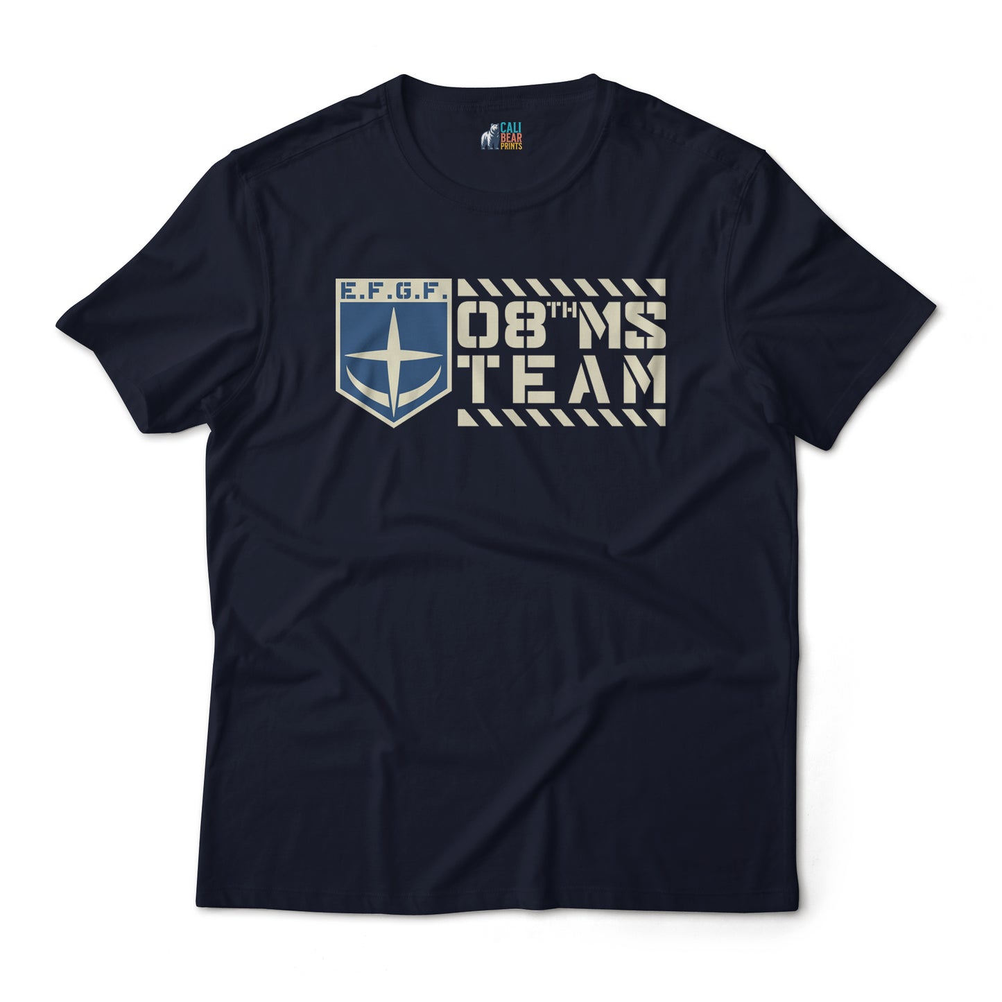 Gundam 08th MS Team Earth Federation Ground Forces E.F.G.F Anime Graphic Art T-Shirt