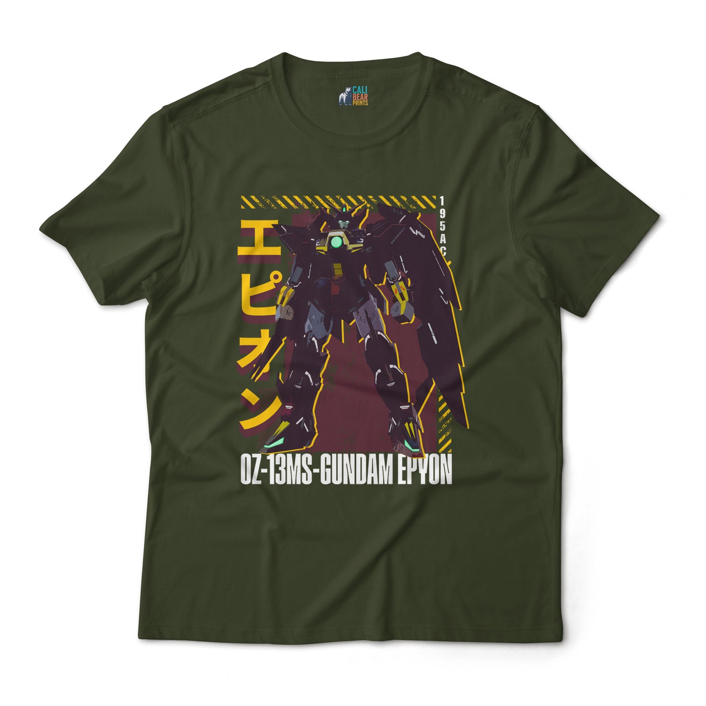 Gundam Epyon OZ-13MS Mobile Suit Tee Gundam Wing Anime Graphic Art T-Shirt