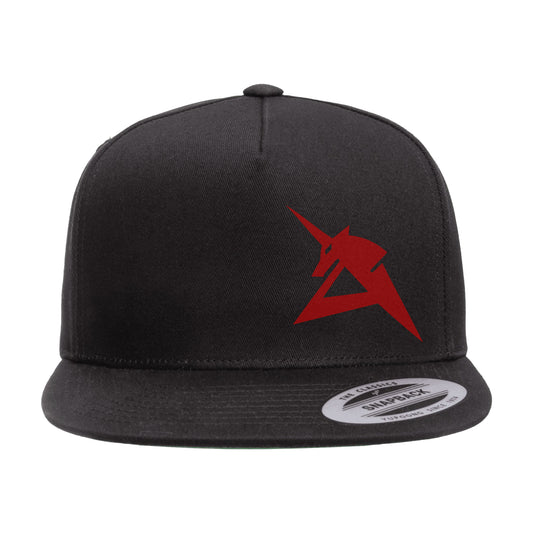 Mobile Suit Gundam Char's Counterattack, Amuro Ray Unicorn Logo Flat Bill Snapback Hat - Heat Transfer Design