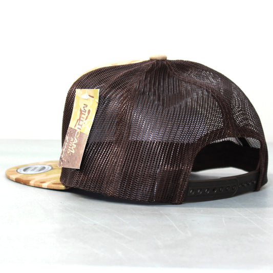 Iron Blooded Orphans Tekkadan Gundam Mobile Suit Multicam Arid / Brown Flat Bill Snapback Trucker Hat