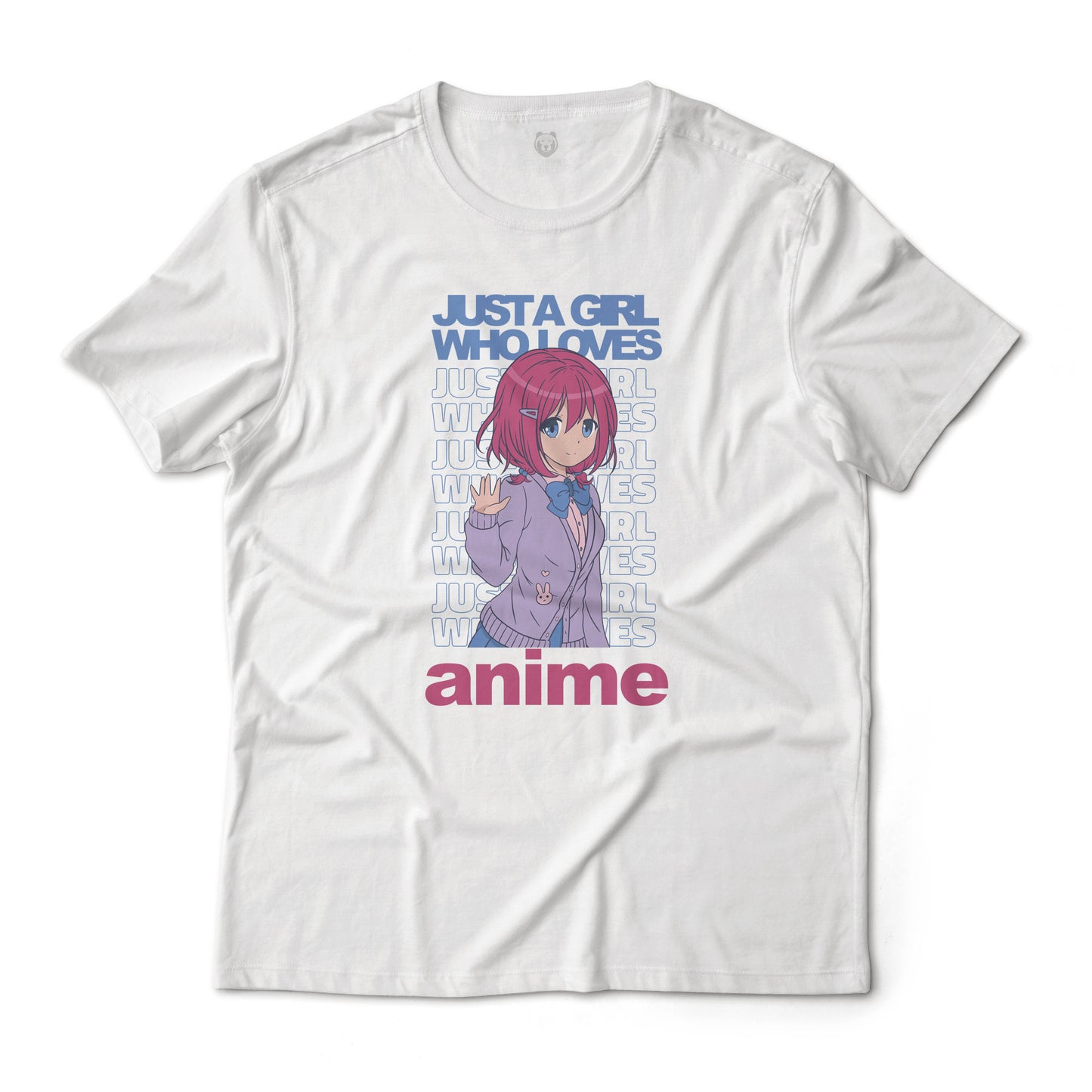 Just A Girl Who Loves Anime Graphic Tee Unisex
