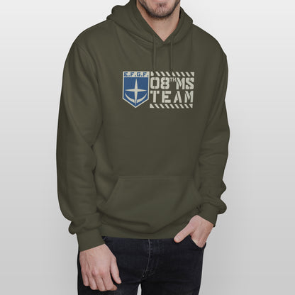 Gundam 08th MS Team Earth Federation Ground Forces EFGF Anime Pullover Hoodie