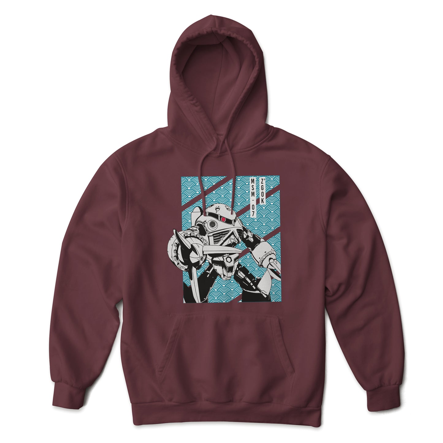 Gundam MSM-07 Z'Gok Amphibious Mobile Suit Anime Art Graphic Print Hoodie Sweatshirt