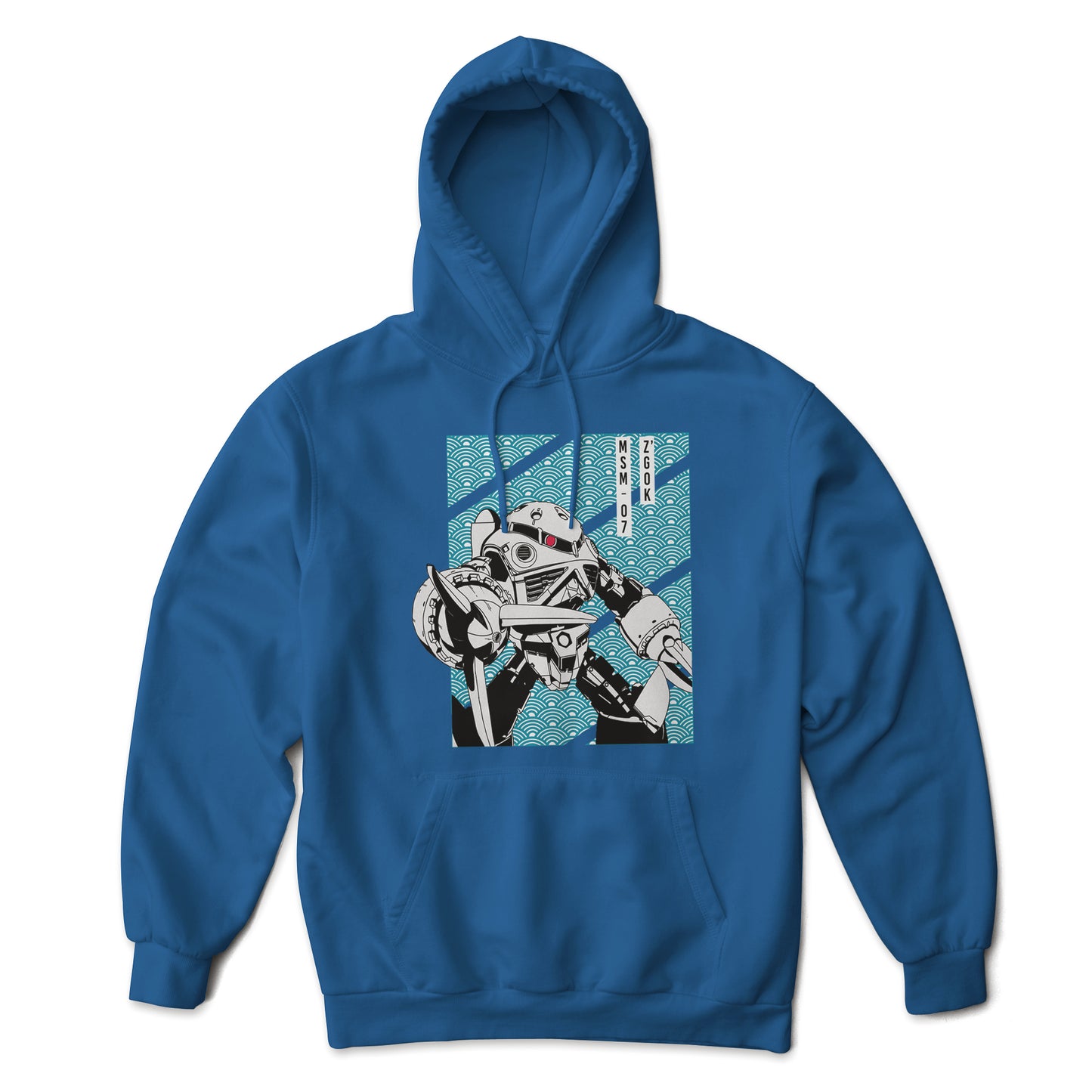Gundam MSM-07 Z'Gok Amphibious Mobile Suit Anime Art Graphic Print Hoodie Sweatshirt