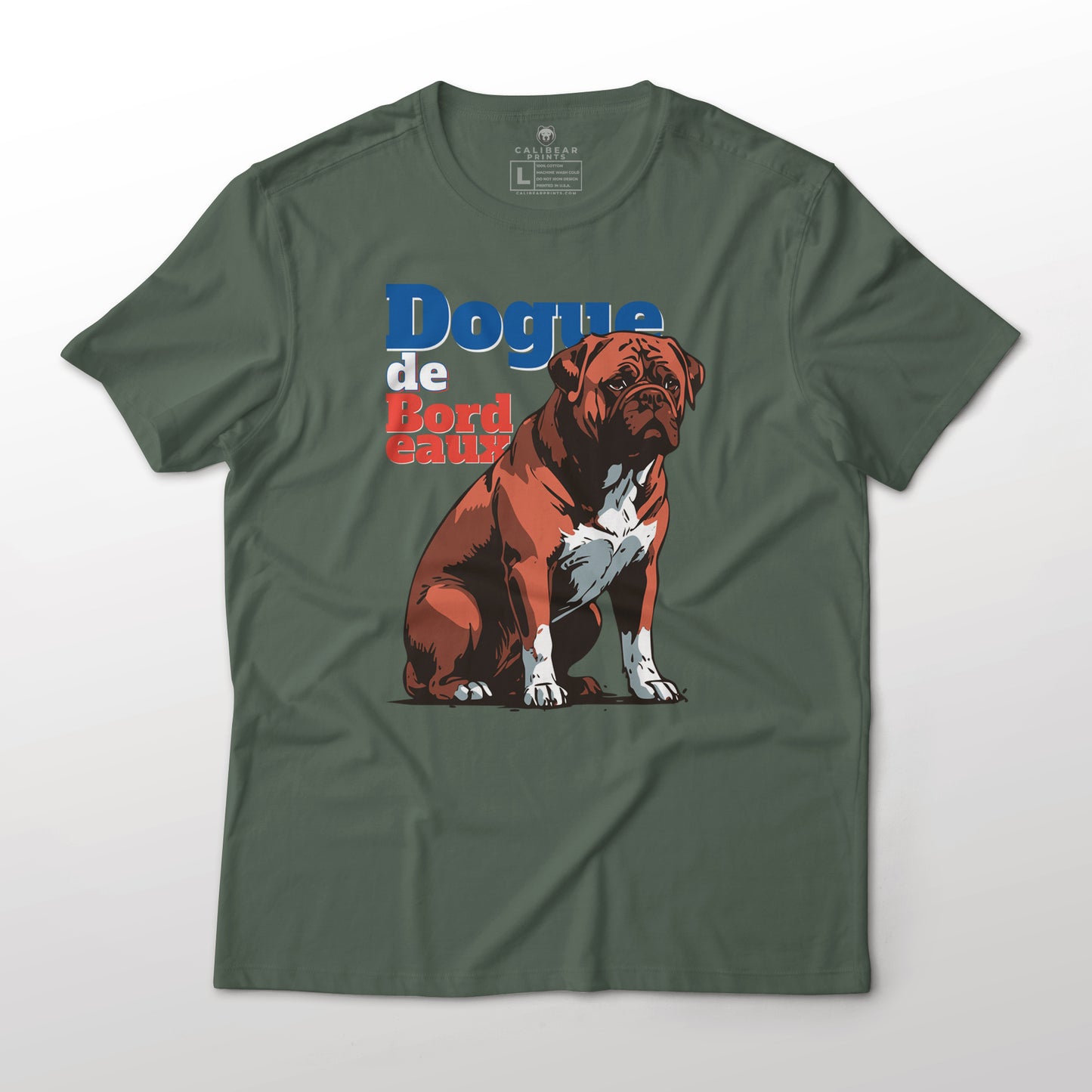 Dogue de Bordeaux French Mastiff Dog Graphic T-Shirt Unisex