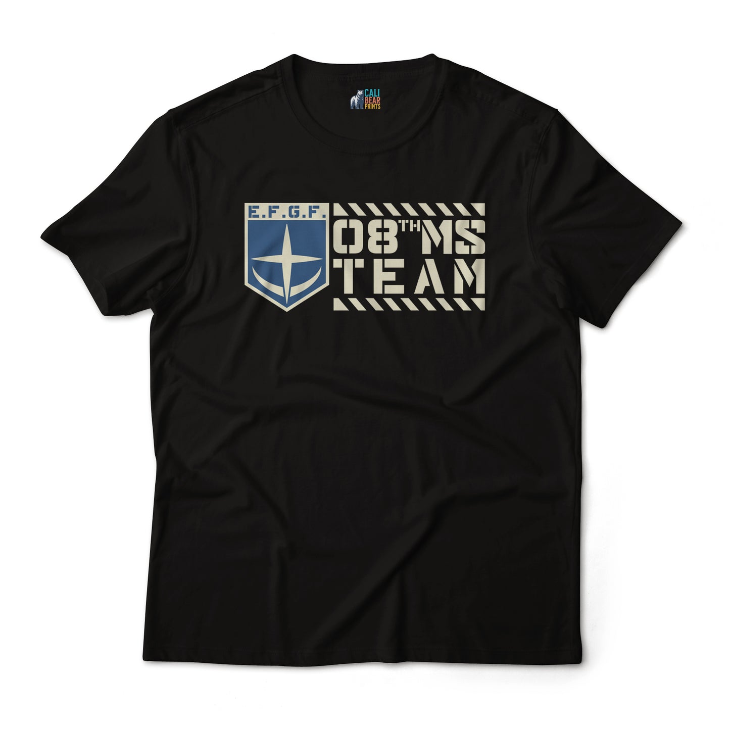 Gundam 08th MS Team Earth Federation Ground Forces E.F.G.F Anime Graphic Art T-Shirt
