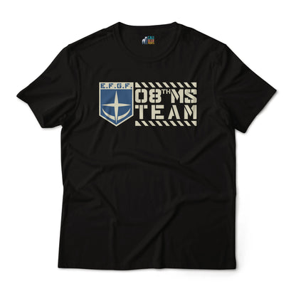 Gundam 08th MS Team Earth Federation Ground Forces E.F.G.F Anime Graphic Art T-Shirt
