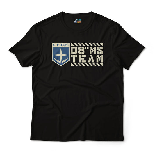 Gundam 08th MS Team Earth Federation Ground Forces E.F.G.F Anime Graphic Art T-Shirt