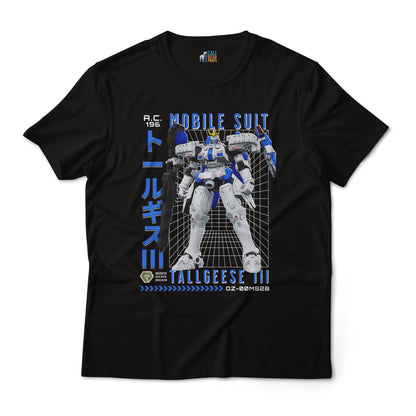 Tallgeese III OZ-00MS2B Mobile Suit Zechs Merquise Pilot Gundam Anime Graphic Art Tee