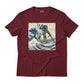 MS-06F Zaku II Gundam Mobile Suit in the Great Wave Off Kanagawa Graphic Art T-Shirt