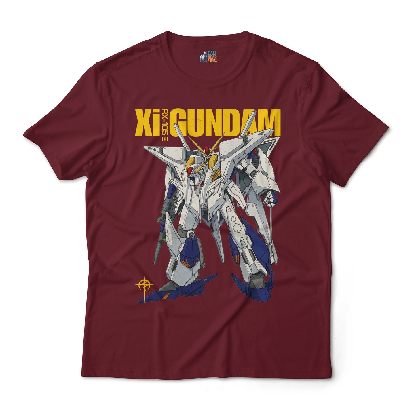 RX-105 Xi Gundam Mobile Suit Anime Mech Graphic Art T-Shirt