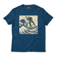 MS-06F Zaku II Gundam Mobile Suit in the Great Wave Off Kanagawa Graphic Art T-Shirt