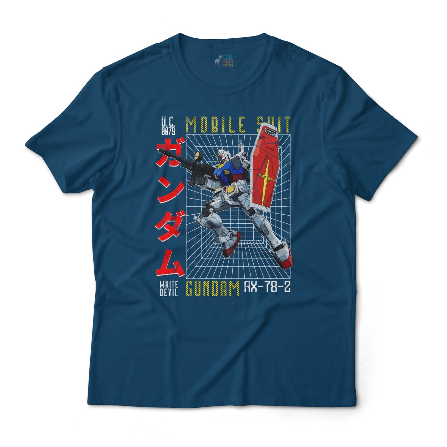 Mobile Suit Gundam RX-78-2 White Devil UC 0079 Anime Graphic Art T-Shirt