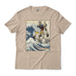 RX-78-2 Gundam Mobile Suit - Great Wave Off Kanagawa - Anime Graphic Art T-Shirt