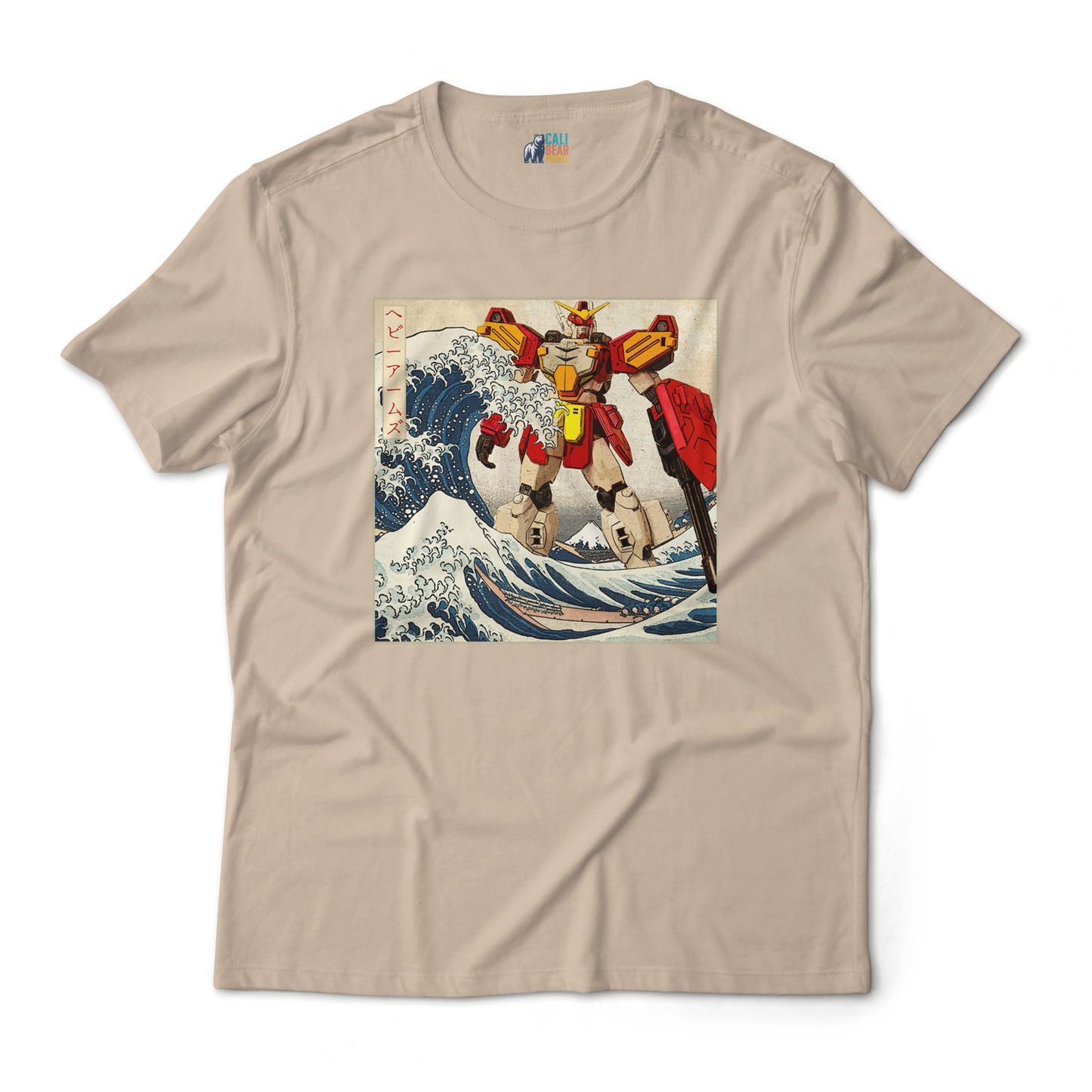 Gundam Heavyarms in Great off Kanagawa Wave Anime Graphic Tee