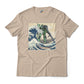 MS-06F Zaku II Gundam Mobile Suit in the Great Wave Off Kanagawa Graphic Art T-Shirt