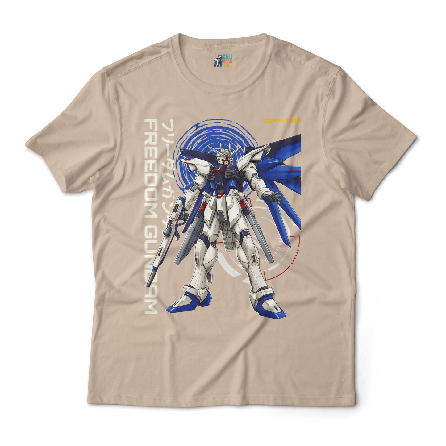 Freedom Gundam ZGMF-X10A T-Shirt, Mobile Suit SEED Anime Tee