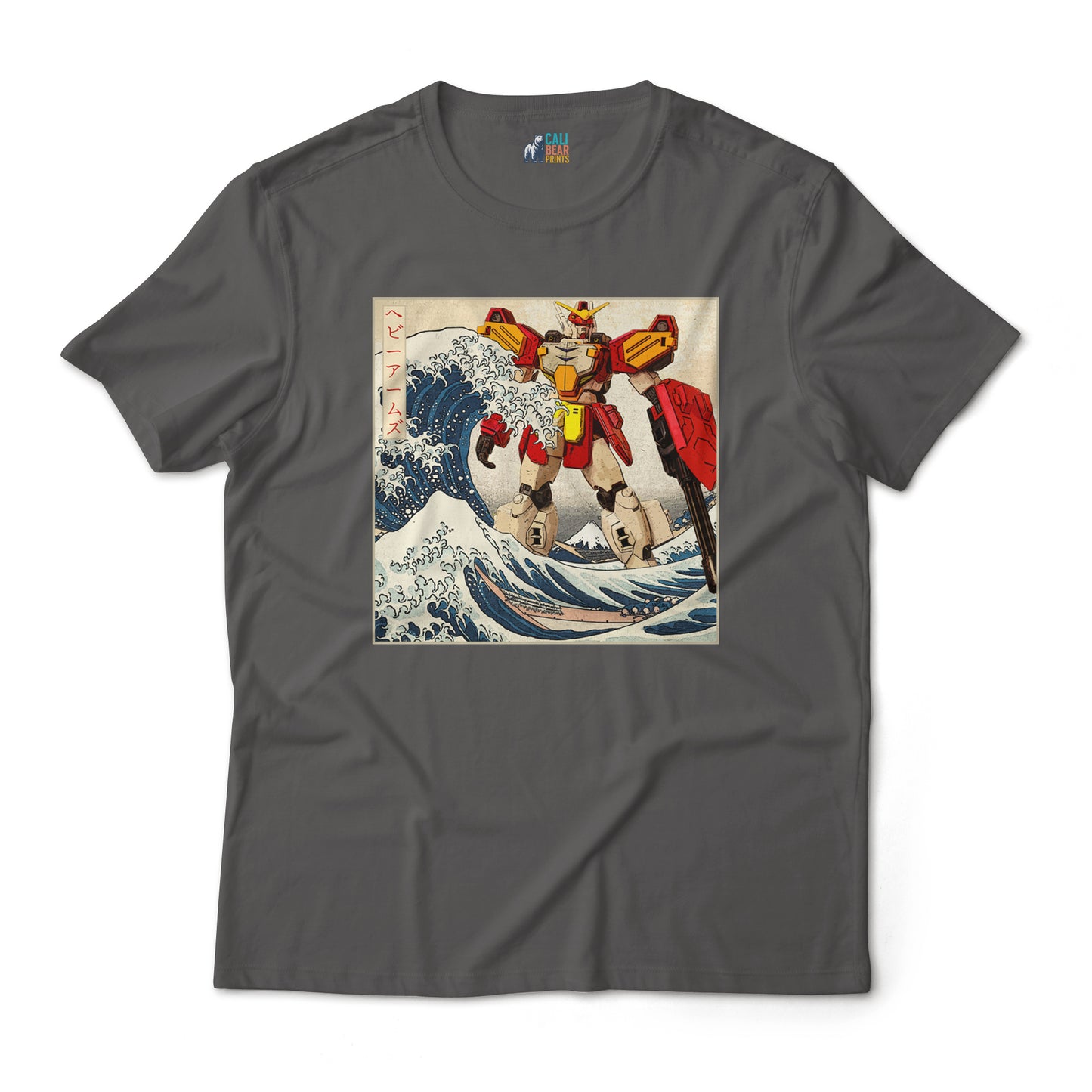Gundam Heavyarms in Great off Kanagawa Wave Anime Graphic Tee
