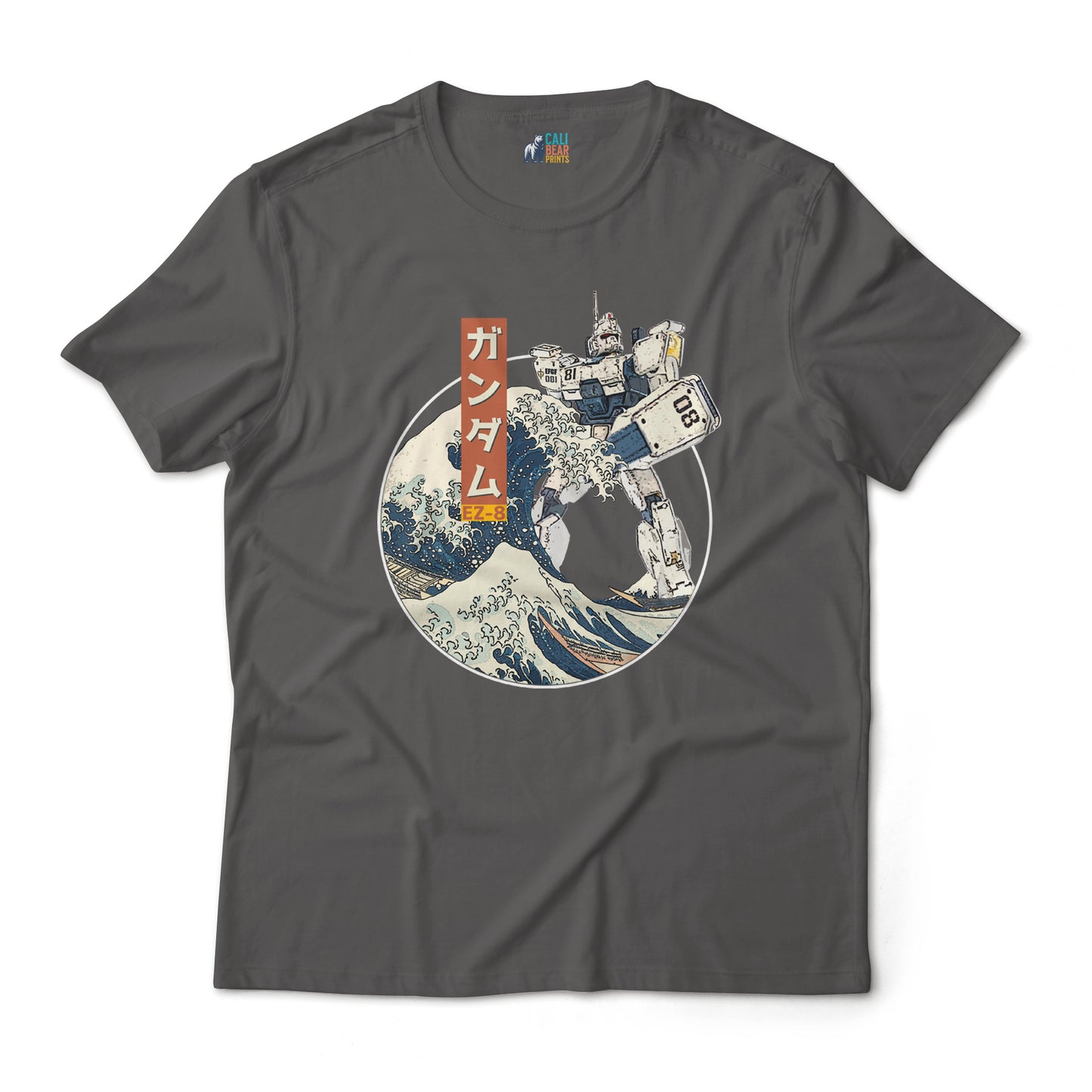 Gundam RX-79 EZ8 Mobile Suit: 08th MS Team in the Great Wave off Kanagawa T-Shirt