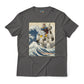 RX-78-2 Gundam Mobile Suit - Great Wave Off Kanagawa - Anime Graphic Art T-Shirt