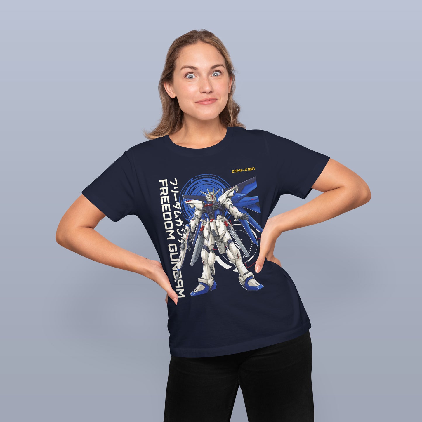 Freedom Gundam ZGMF-X10A T-Shirt, Mobile Suit SEED Anime Tee