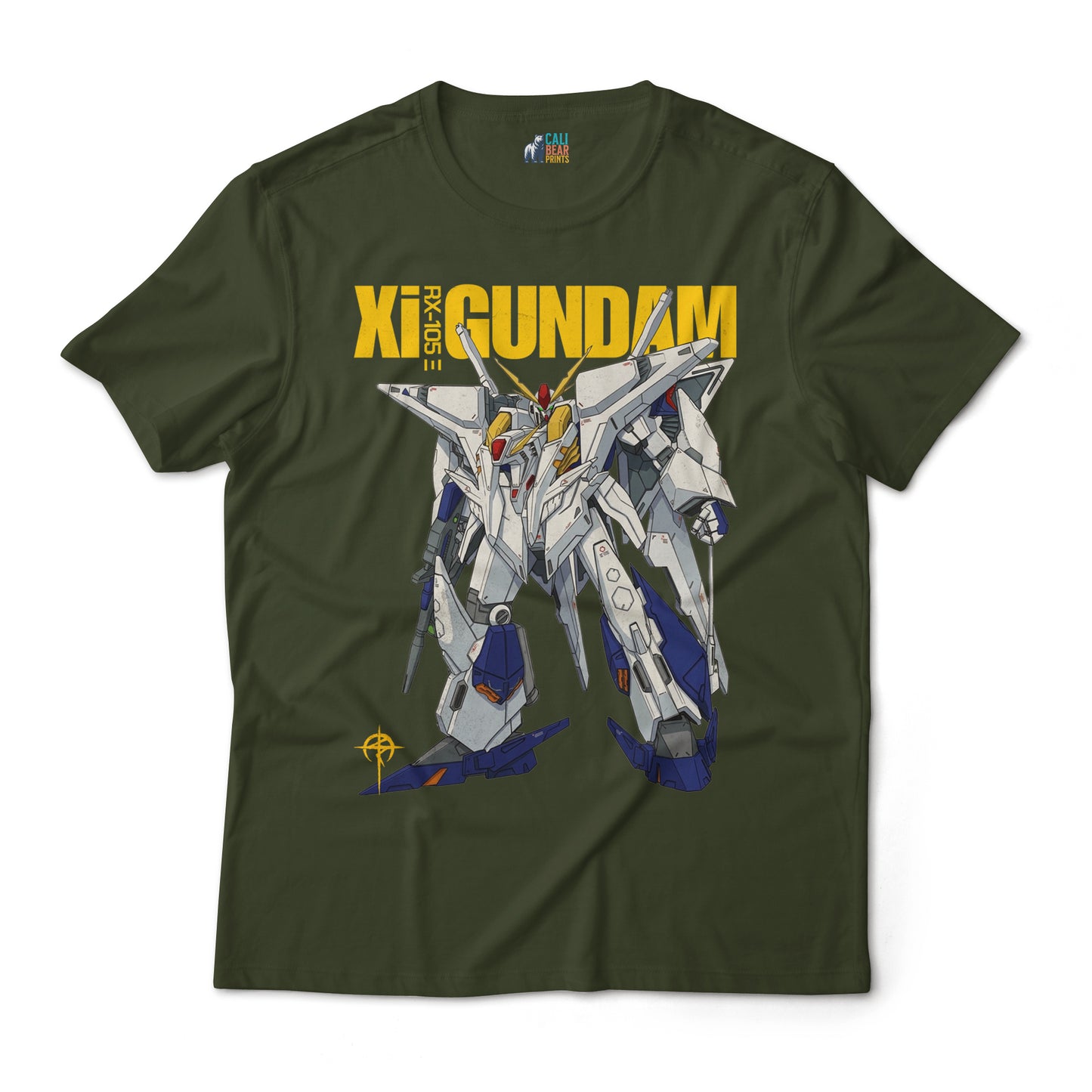 RX-105 Xi Gundam Mobile Suit Anime Mech Graphic Art T-Shirt