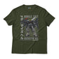 Gundam Deathscythe Hell XXXG-01D2 Retro Anime Mecha Grid Design Graphic Art T-Shirt