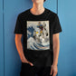 RX-78-2 Gundam Mobile Suit - Great Wave Off Kanagawa - Anime Graphic Art T-Shirt