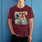 Gundam Heavyarms in Great off Kanagawa Wave Anime Graphic Tee