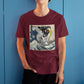 Gundam Deathscythe Mobile Suit Off Kanagawa Wave Anime Graphic Tee