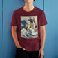 RX-78-2 Gundam Mobile Suit - Great Wave Off Kanagawa - Anime Graphic Art T-Shirt