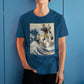 RX-78-2 Gundam Mobile Suit - Great Wave Off Kanagawa - Anime Graphic Art T-Shirt