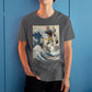 RX-78-2 Gundam Mobile Suit - Great Wave Off Kanagawa - Anime Graphic Art T-Shirt