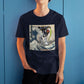 Gundam Deathscythe Mobile Suit Off Kanagawa Wave Anime Graphic Tee