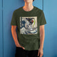 Gundam Deathscythe Mobile Suit Off Kanagawa Wave Anime Graphic Tee