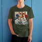 Gundam Heavyarms in Great off Kanagawa Wave Anime Graphic Tee