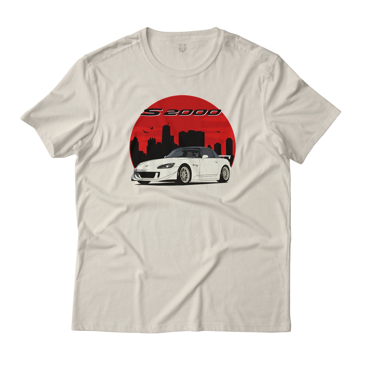 Honda S2K S2000 JDM Classic Tuner Car City Silhouette Graphic Art Sports Car Novelty T-Shirt