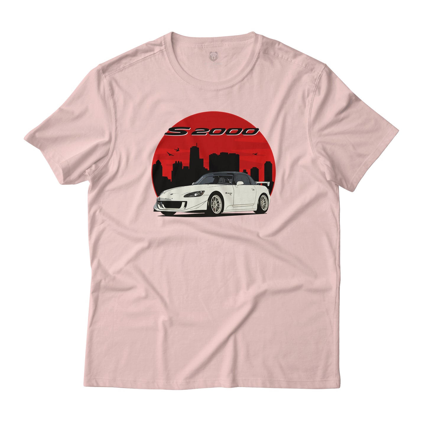 Honda S2K S2000 JDM Classic Tuner Car City Silhouette Graphic Art Sports Car Novelty T-Shirt