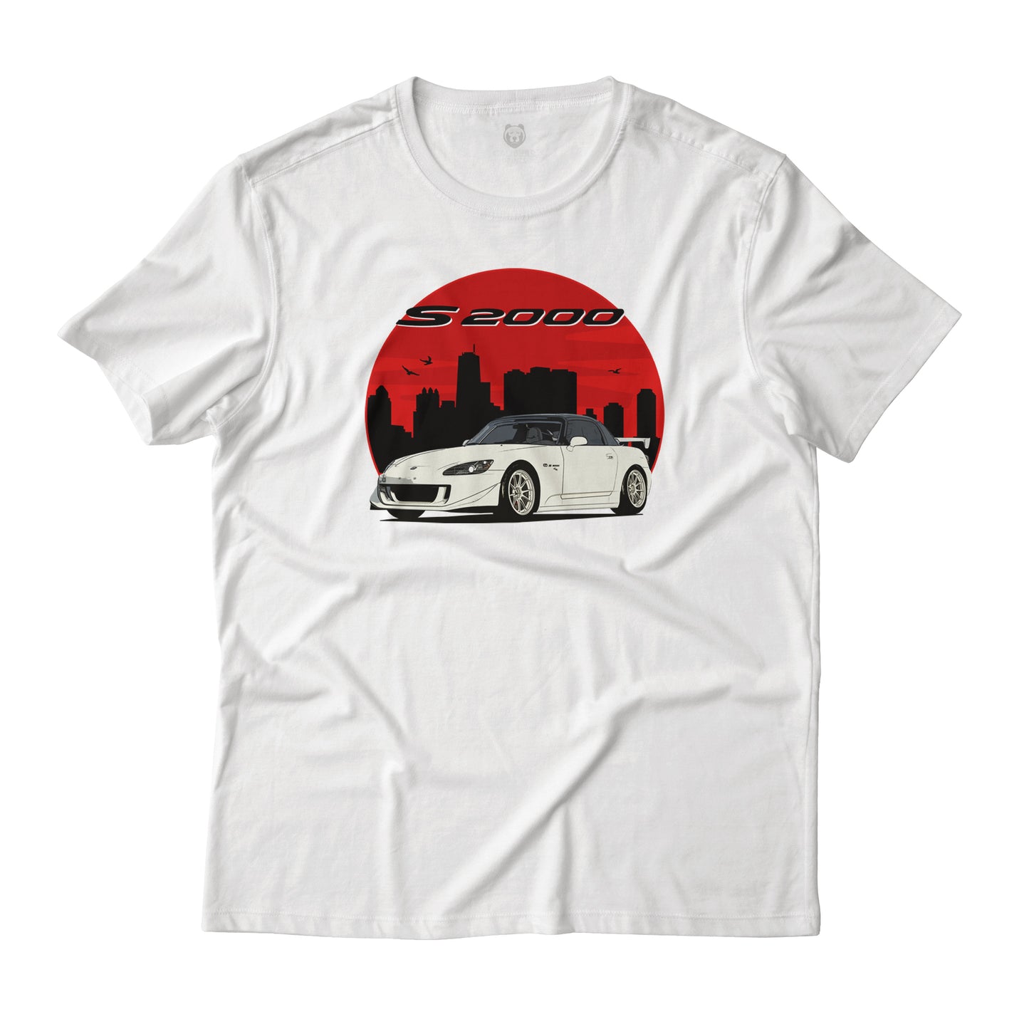 Honda S2K S2000 JDM Classic Tuner Car City Silhouette Graphic Art Sports Car Novelty T-Shirt