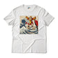 Gundam Heavyarms in Great off Kanagawa Wave Anime Graphic Tee
