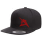 Mobile Suit Gundam Char's Counterattack, Amuro Ray Unicorn Logo Flat Bill Snapback Hat - Heat Transfer Design