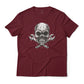 Skull And Wrenches Mechanic Graphic T-Shirt Lightweight Cotton