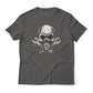 Skull And Wrenches Mechanic Graphic T-Shirt Lightweight Cotton