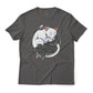 Yin and Yang Cats Monochrome Aesthetic Graphic T-Shirt Lightweight Cotton