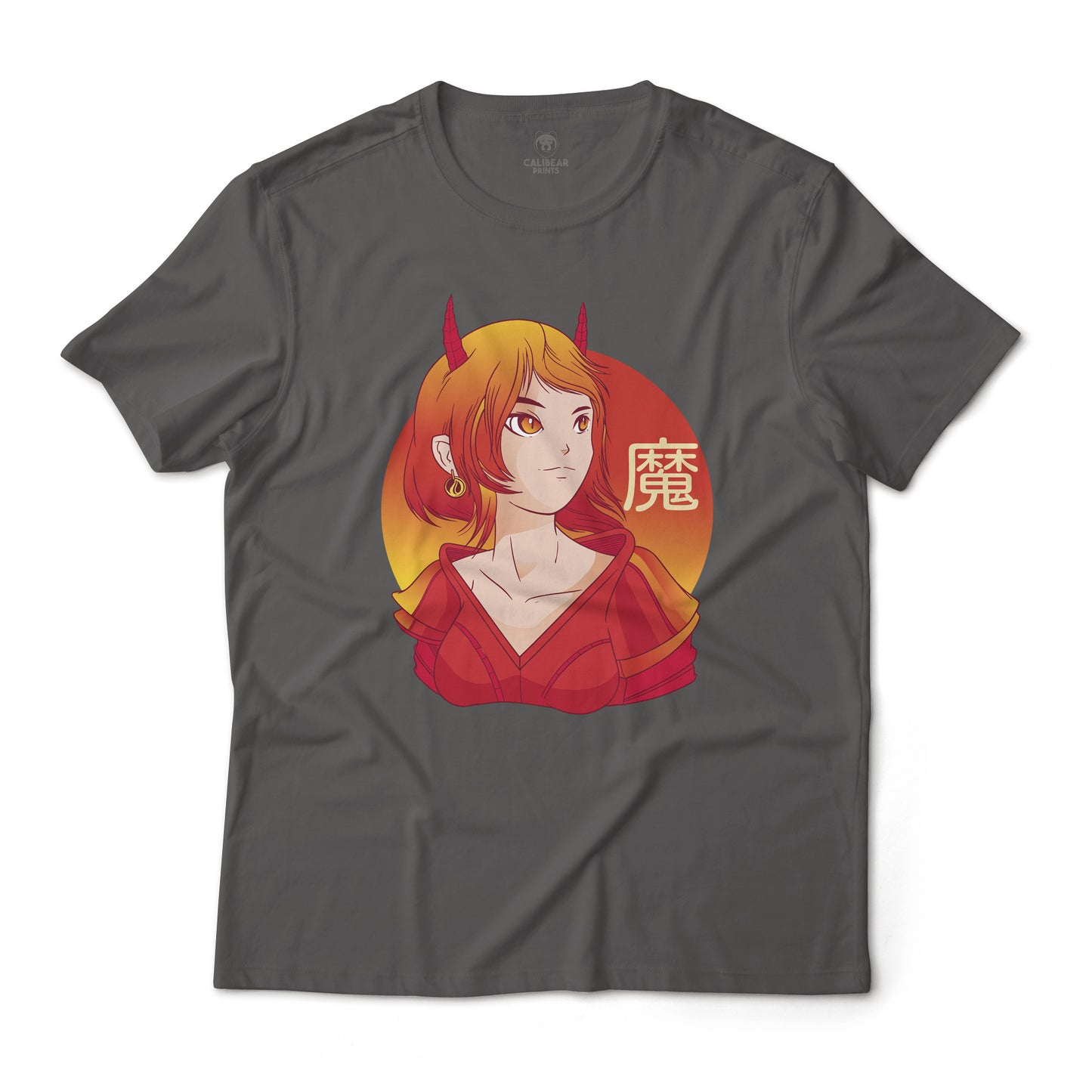 Anime Devil Magic Girl Graphic T-Shirt Lightweight Cotton