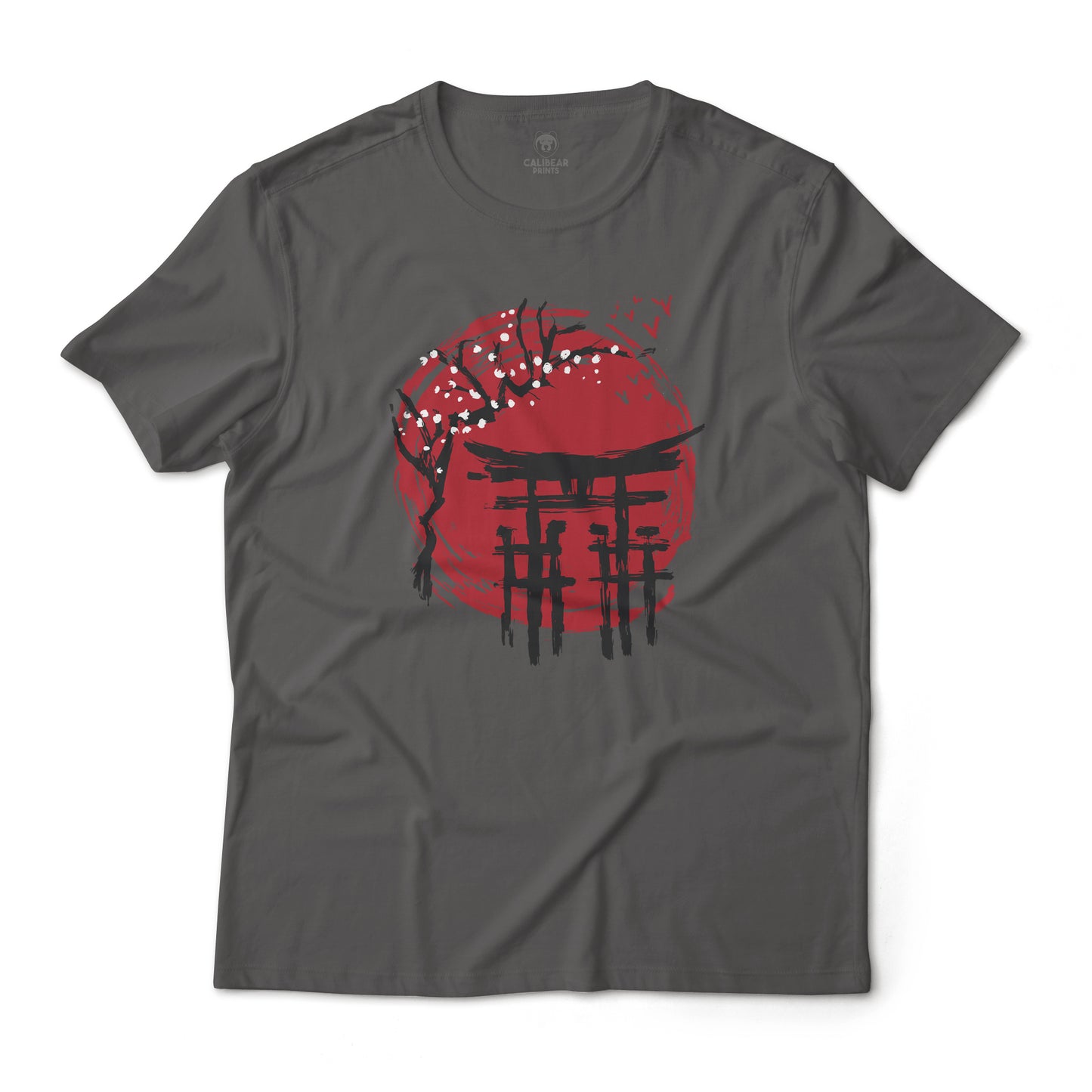 Japanese Shinto Shrine Aesthetic Art Graphic T-Shirt Unisex Lightweight Cotton Tee